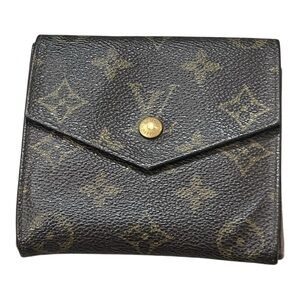 Vintage Louis Vuitton Elise Trifold Wallet in Brown Monogram Canvas